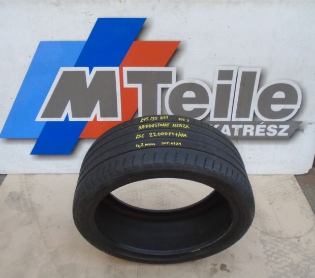 [HASZNLT , JAVTOTT!] 1 DB NYRI GUMI - 225 / 50 R 18 - 99W - BRIDGE